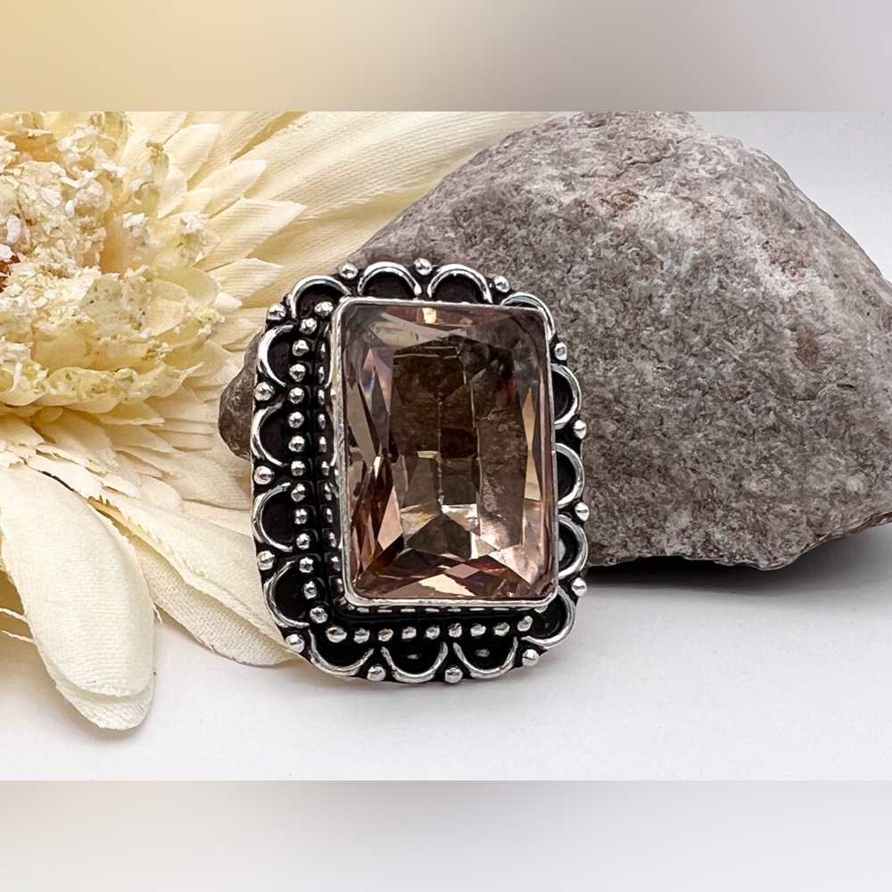 SALE- MORGANITE RING - Picture 14 of 14